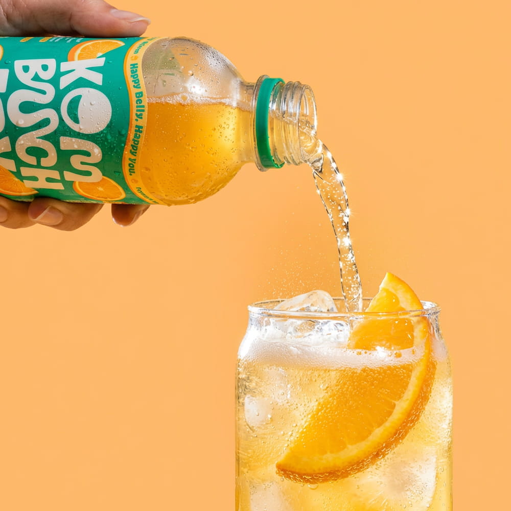 Orange Raw Kombucha
